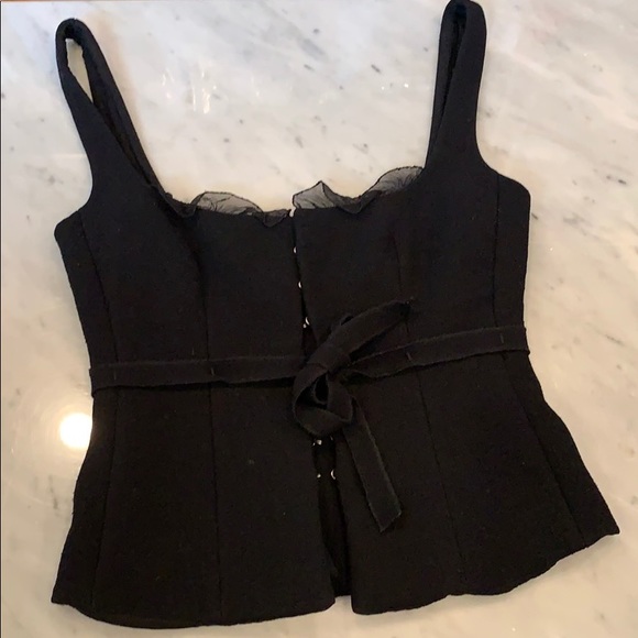 Prada Tops - Beautiful corset chiffon and picquet
